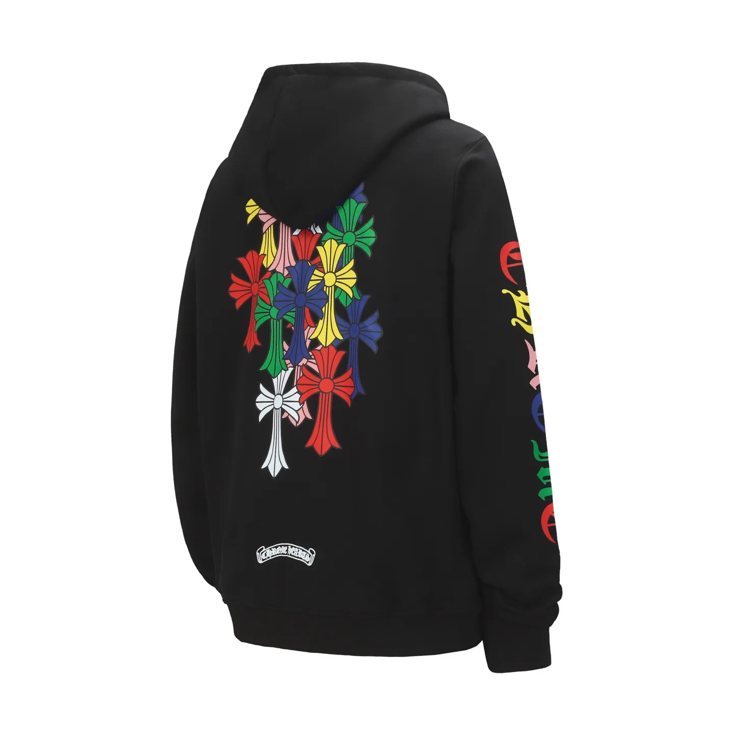 P250 cross-border model, please do not place an order if you are pursuing quality - Chrome Hearts/Chrome Hearts Colorful Cross ✝️ Printed zipper sweatshirt cardigan jacket - High weight, high density and high quality. The wool is soft, delicate and skin-friendly. It feels soft and silky. It has excellent warmth and skin-friendly properties - Custom-woven and dyed, no color difference. No matter the fabric or workmanship details, it beats the ordinary version on the market - Hardware zipper accessories are all customized, full of details - Color: black white -Size: S M L XL